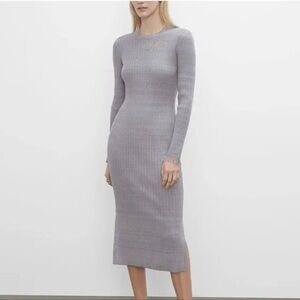 Club Monaco Ribbed Spacedye  Dress